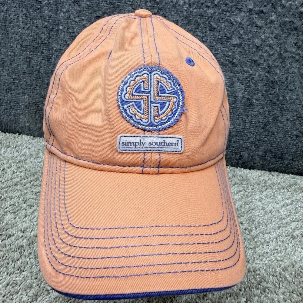 Simply Southern Adjustable Hat Cap women's distressed country girl